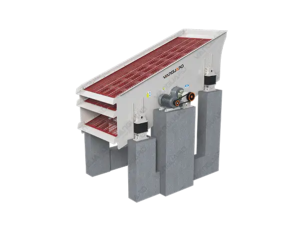 Series Self-aligning Damping Vibrating Screen