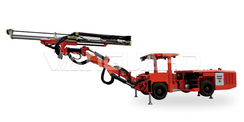 DW1-31A low-profile excavation rock drilling rig