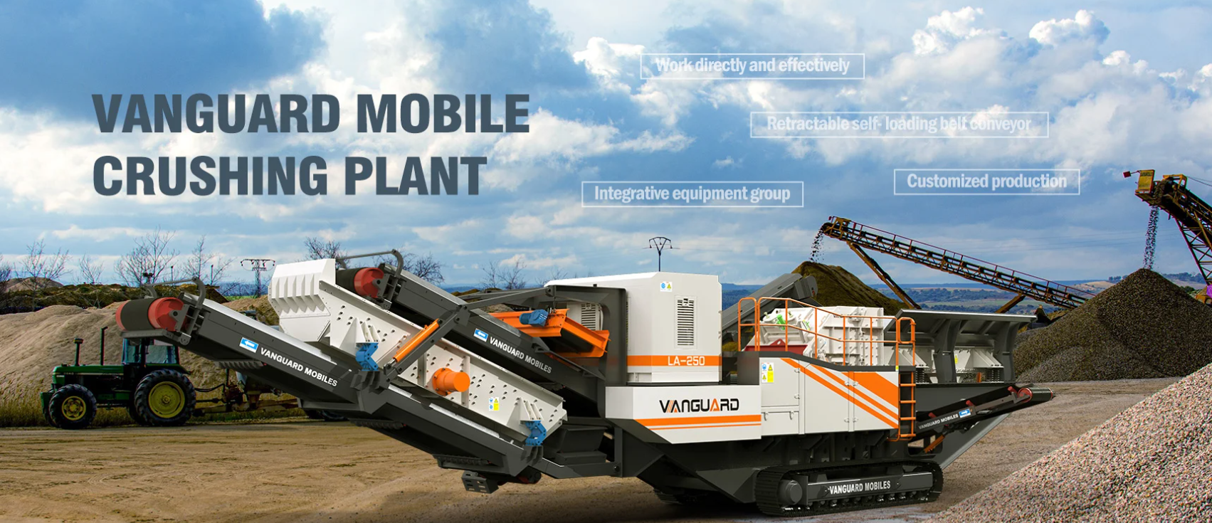 , crawler type mobile impact crusher plant, cone crusher for river stone, Vanguard Machinery