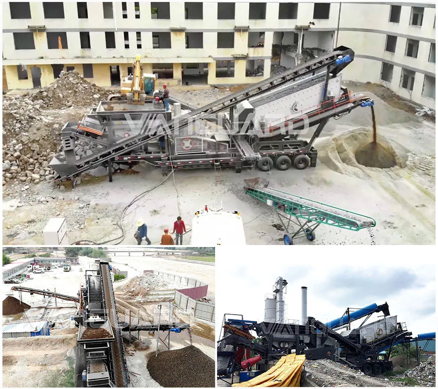crawler type mobile impact crusher plant, cone crusher for river stone, Vanguard Machinery