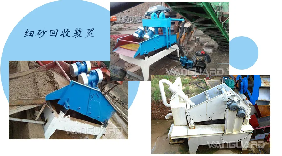 sand washing machine, sand recycling machine, Vanguard Machinery