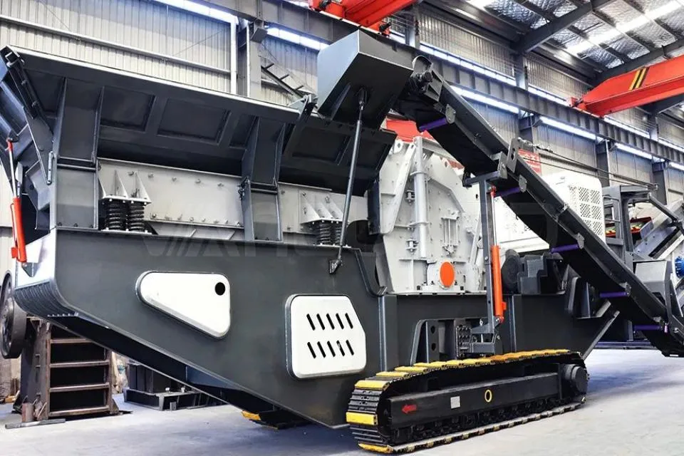 , crawler type mobile impact crusher plant, cone crusher for river stone, Vanguard Machinery