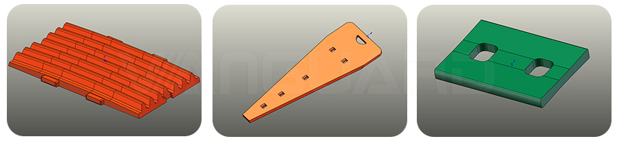 wearing parts of stone crusher, spear parts of stone crusher, Vanguard Machinery