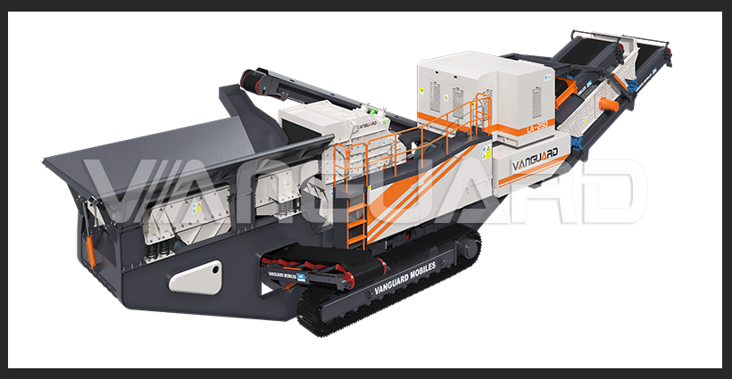mobile stone crusher, limestone crawler type mobile crushing plant crusher, Vanguard Machinery