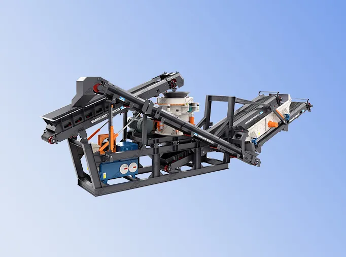 contruction waste crushing plant, MBP series mobile cone crushing plant, Vanguard machinery
