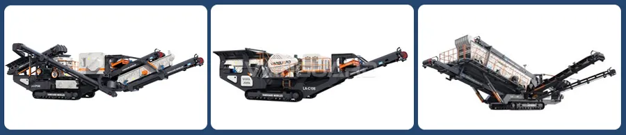 crawler type mobile crushing plant, mobile stone crusher, Vanguard Machinery