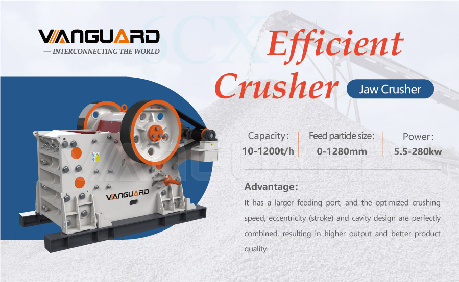 stone crusher, jaw crusher, Vanguard Machinery