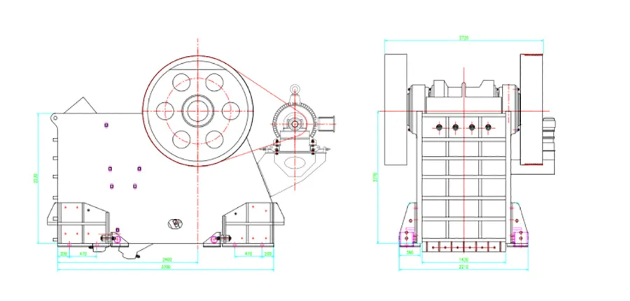 jaw crusher, Structure of jaw crusher , Vanguard Machinery