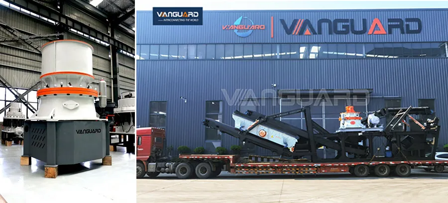 Semi-mobile Single-cylinder Hydraulic Cone Crushing Plant, MBP Series Mobile Crushing Plant, Vanguard Machinery
