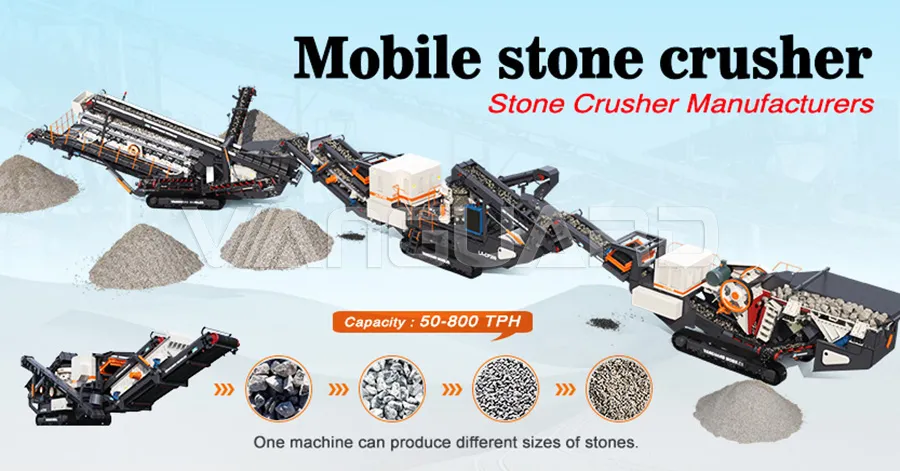 crawler-type Mobile Crushing Plant, Mobile Crushing Plant, Vanguard Machinery