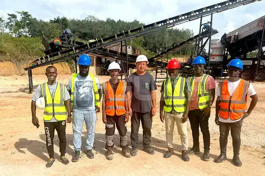 mobile, crushing, plant