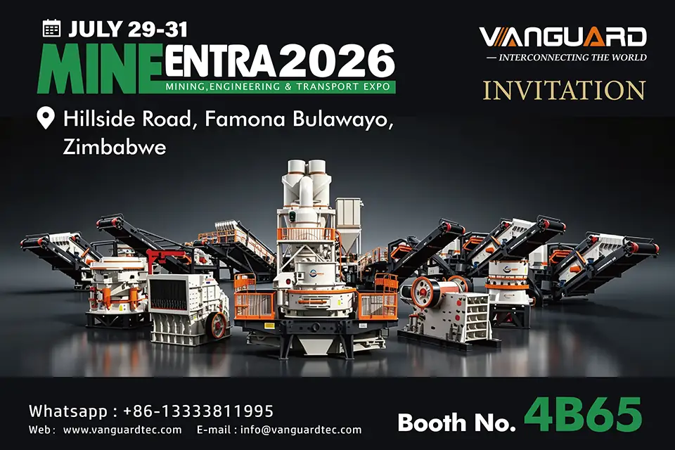 Vanguard Machinery Showcases Mobile Crushing & Screening Plants at MINEENTRA 2026 Zimbabwe