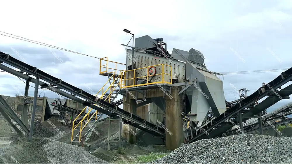 river, stone, crushing