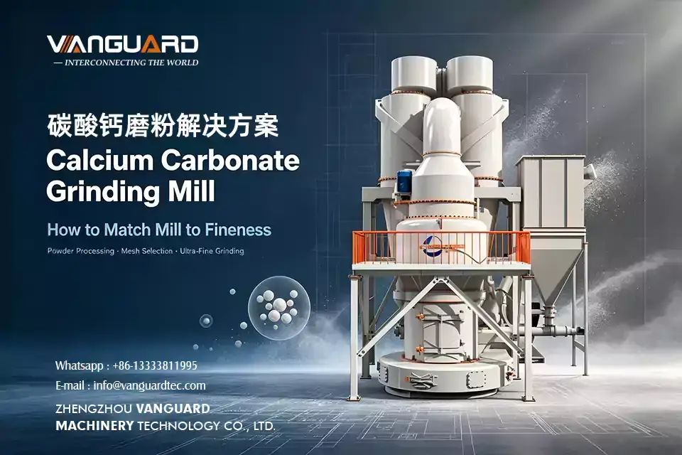 Best Grinding Mill for Calcium Carbonate (2026 Guide): How to Choose the Right Mill Based on Fineness