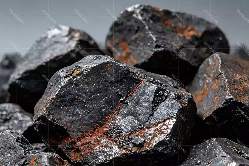 iron, ore, crushing
