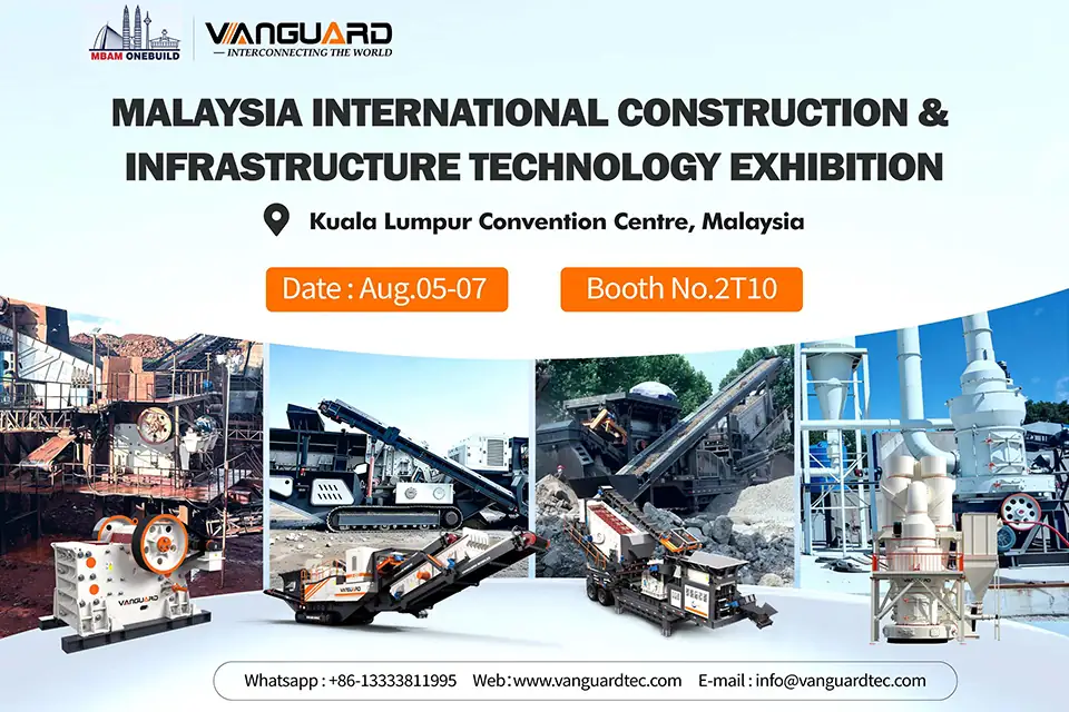 Vanguard Machinery Showcases Crawler-Type Mobile Crushing & Screening Plants at MBAM ONEBUILD 2026 Malaysia
