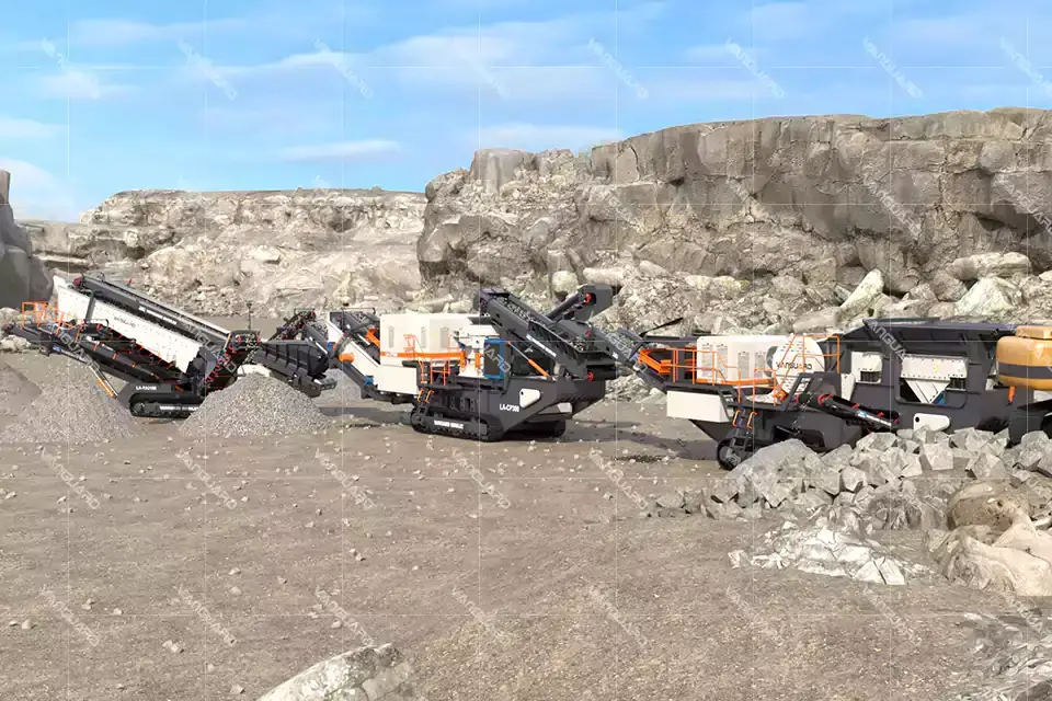 crawler, mobile, crusher