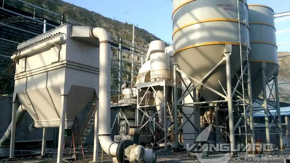Powder processing plant site