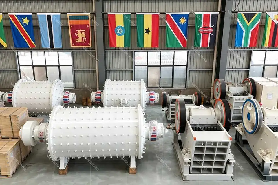 Dry ball mill, full unit