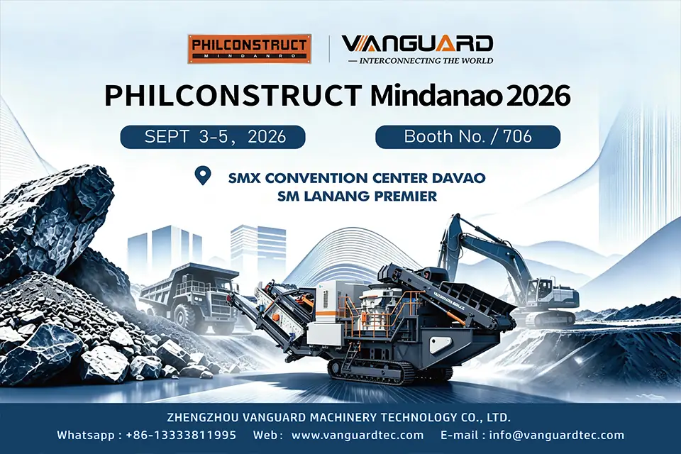 Crushing High-Hardness Rock into Quality Aggregate: Vanguard Machinery Brings Tracked Mobile Cone Crushing Solutions to PHILCONSTRUCT Mindanao 2026
