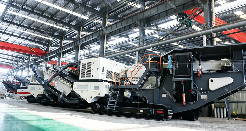 Recommended mobile crushing-screening lineup