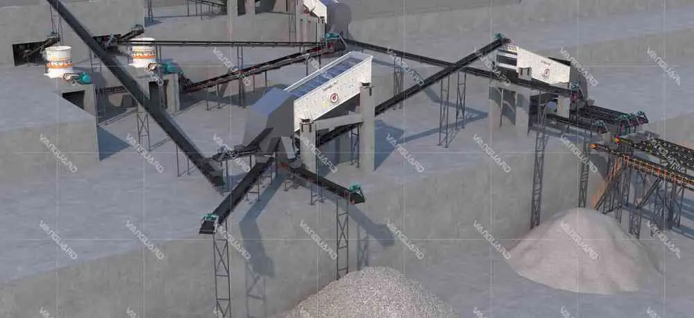 andesite, crushing, case