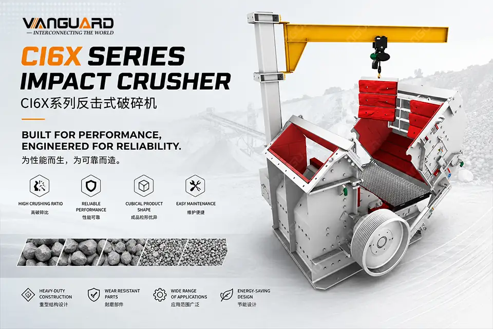 CI6X Series Impact Crusher: High-Cubicity Coarse and Medium Crushing for High-Capacity Aggregate Lines