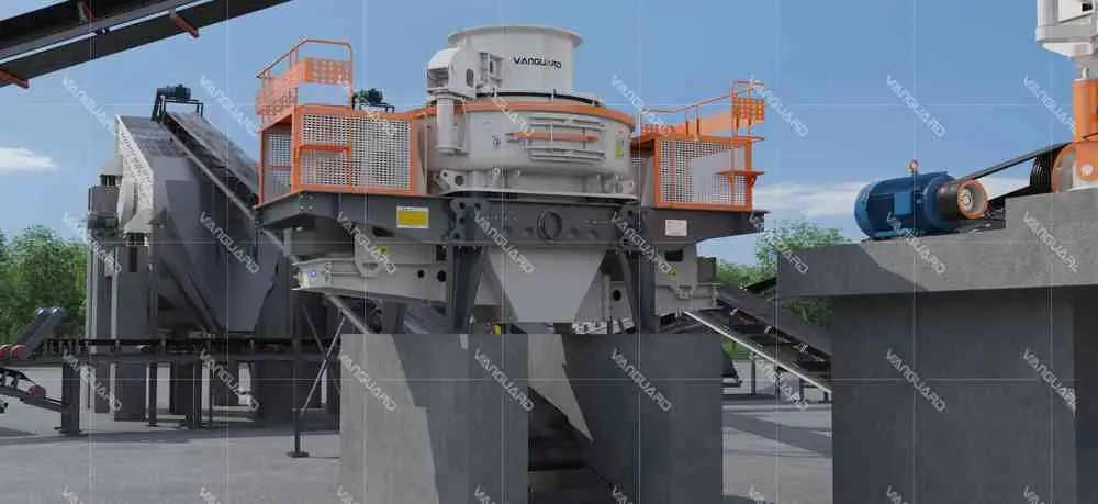 200 TPH three-stage crushing process flow