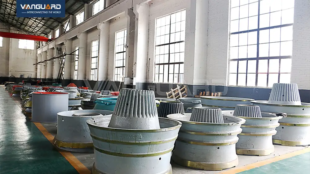 Granite cone crusher chamber and mantle