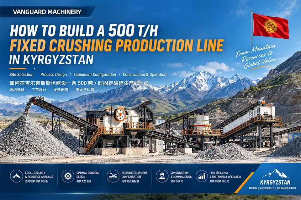 How to Build a 500 TPH Crushing Plant in Kyrgyzstan: Configuration, Equipment and Step-by-Step Plan
