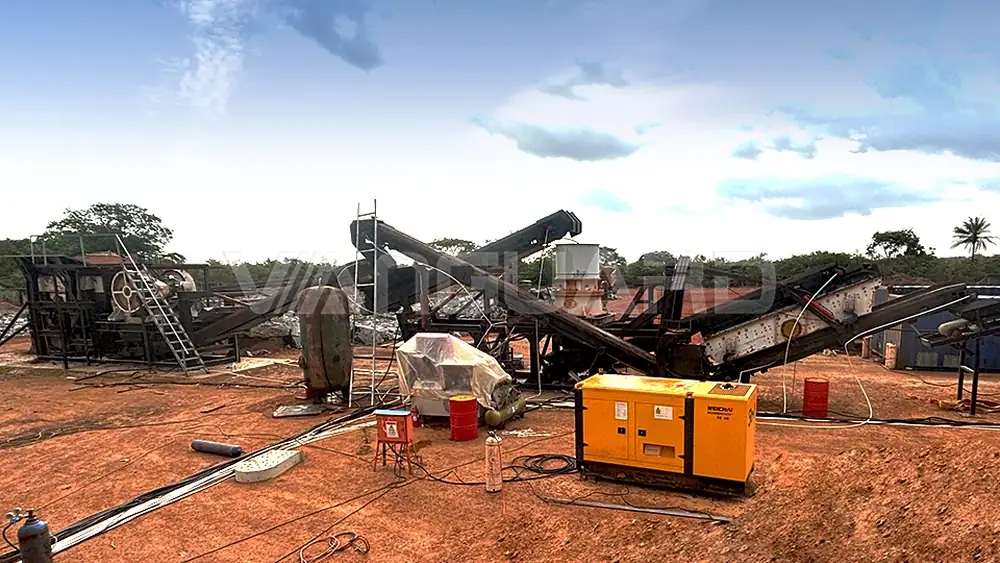 Modular and mobile crushing and screening plant overview