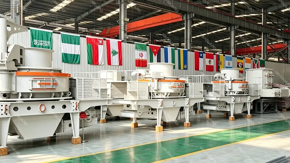 four-size, aggregate, crusher