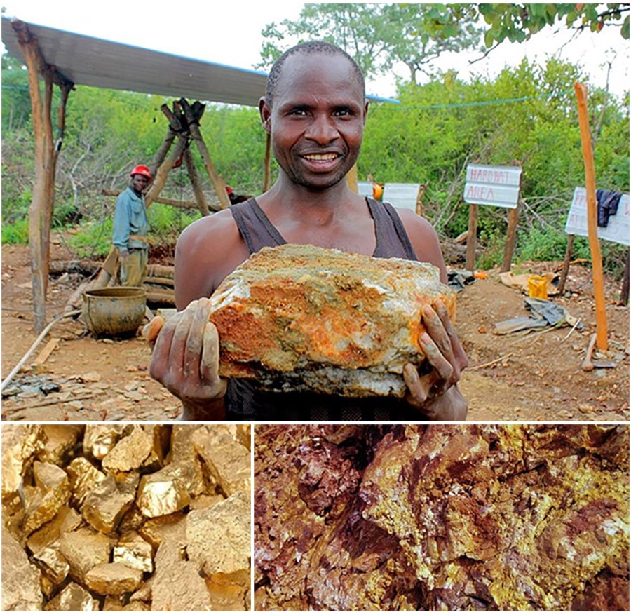 gold ore in Africa 1