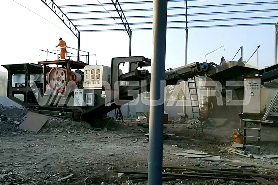 Recycled aggregate recycling crusher2