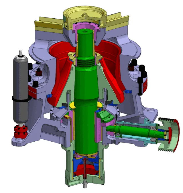 6 structure of single-cylinder cone crusher 639 6 structure of single-cylinder cone crusher 639