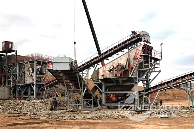 Gravel Production Line in Russia
