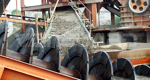 sand washing machine