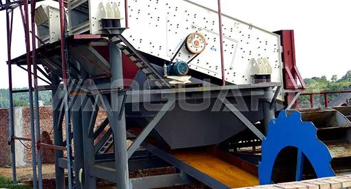 sand washer plant