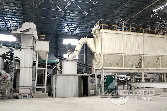 HGM100 Three-ring Grinding Mill in Middle East