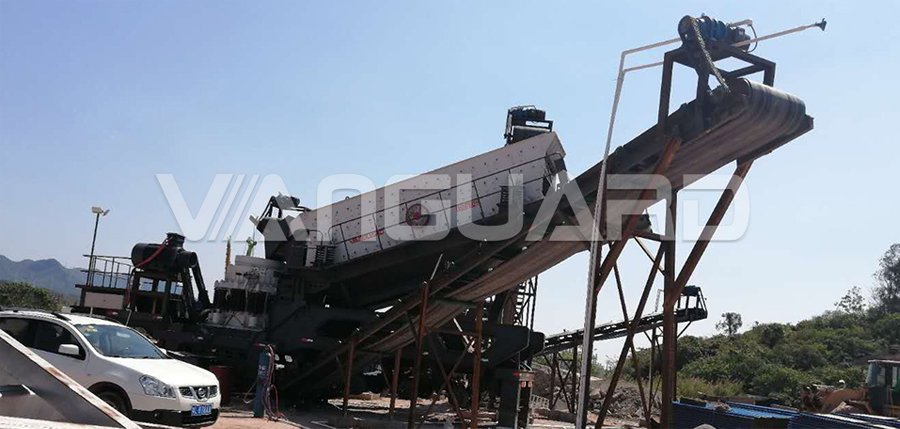 Crawler type mobile crusher, constrcution crushing plant, mobile cone crusher, Vanguard Machinery