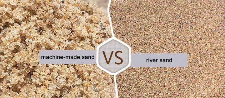 river sand and machine-made sand, sand making machine price, Vanguard Machinery Tech