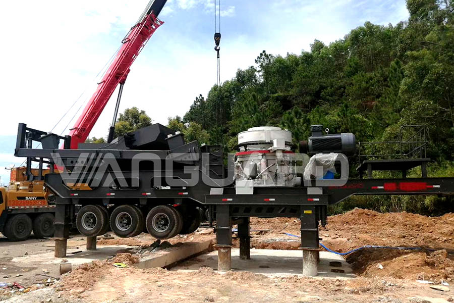 tire type mobile cone crushing plant, cone crusher for granite, Vanguard Machinery